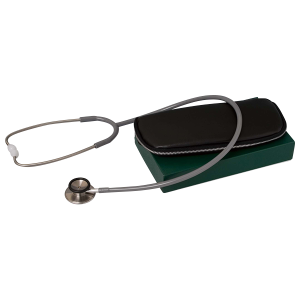 57Estetoscopio de doble cabezal Tipo de acero inoxidable de lujo No.FT-802-D